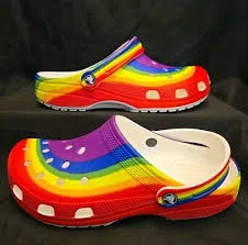 Crocs Classic Rainbow Dye Clog Pride ...