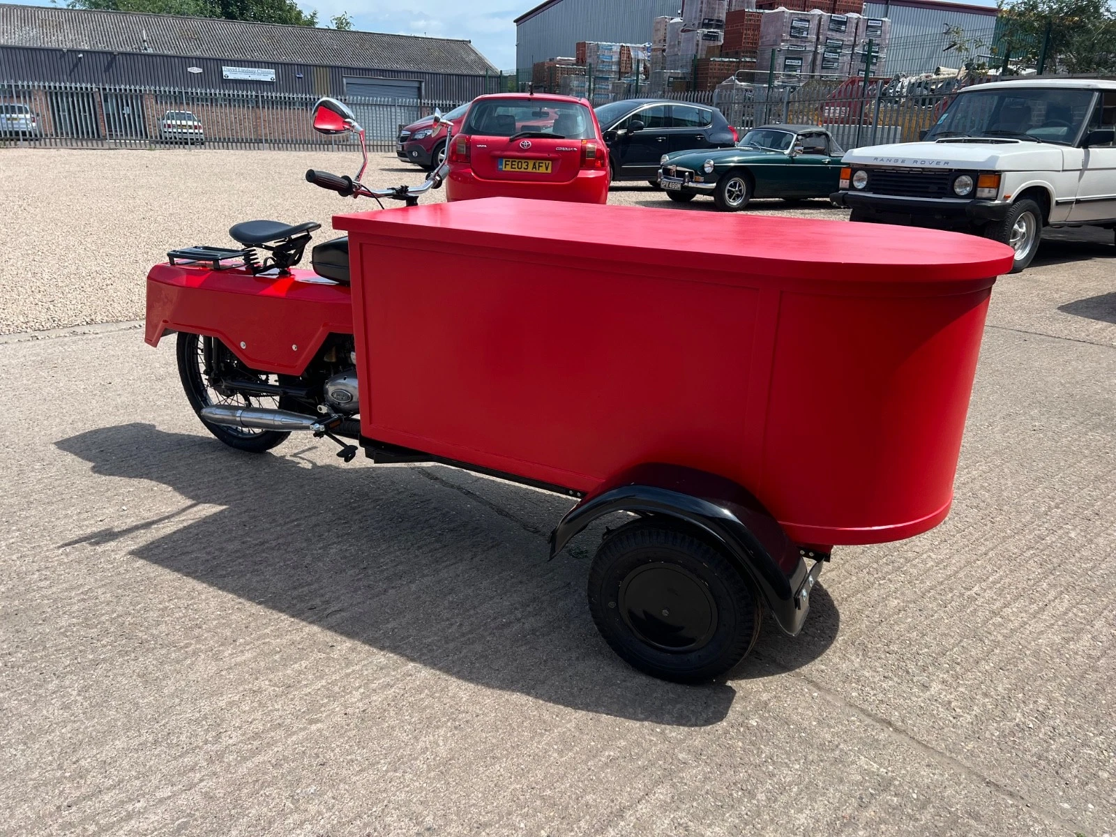 1959 Moto Minarelli Tricycle – Vintage Ice Cream/Food Cart – Rare - Great promo! - Picture 1 of 7