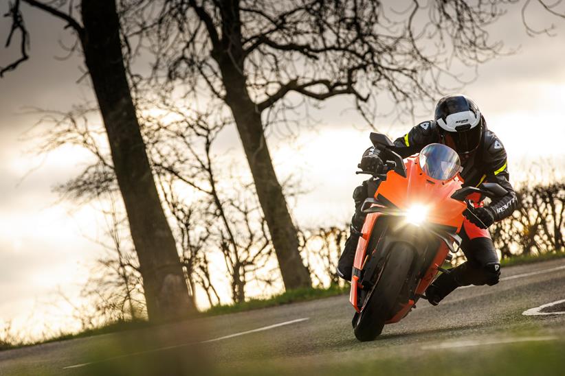 KTM 990 RCR ridden on road