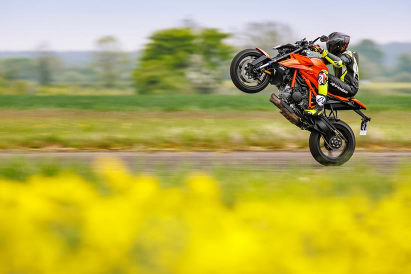KTM Superduke wheelie