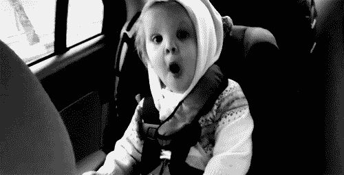 Excited baby dancing because is Friday #ReactionGifs