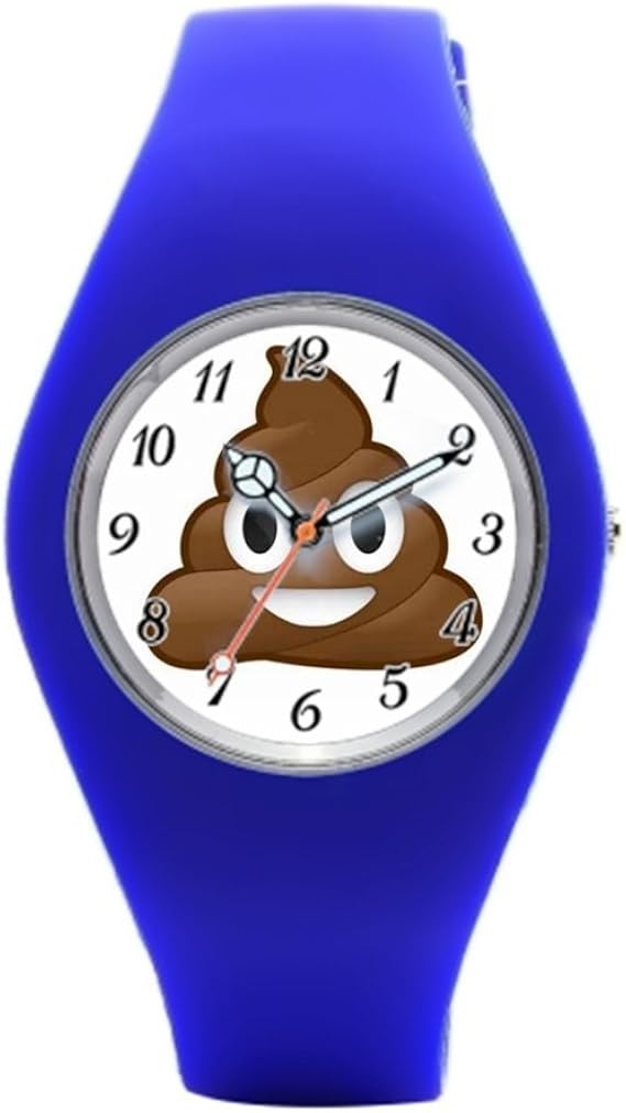 Wrist Watch Funny Poop Sports Watches for Men : Amazon.co.uk: Watches