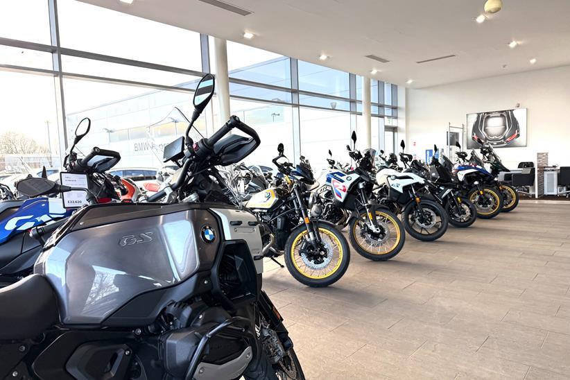 Inside BMW Motorrad Blackpool